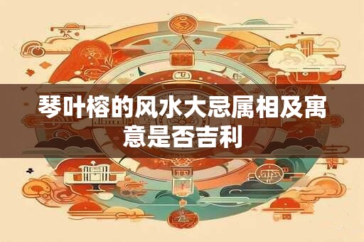 琴叶榕的风水大忌属相及寓意是否吉利