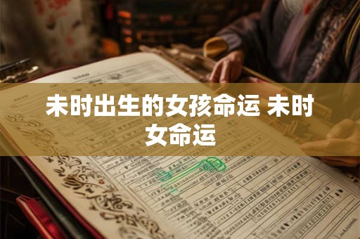 未时出生的女孩命运 未时女命运