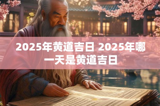 2025年黄道吉日 2025年哪一天是黄道吉日