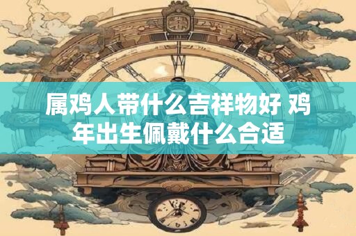 属鸡人带什么吉祥物好 鸡年出生佩戴什么合适
