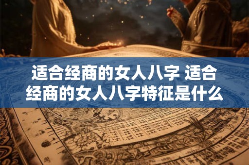 适合经商的女人八字 适合经商的女人八字特征是什么