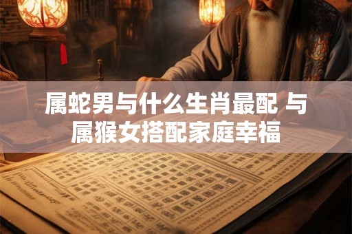 属蛇男与什么生肖最配 与属猴女搭配家庭幸福
