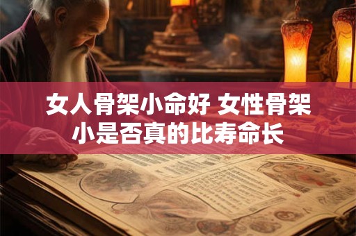 女人骨架小命好 女性骨架小是否真的比寿命长