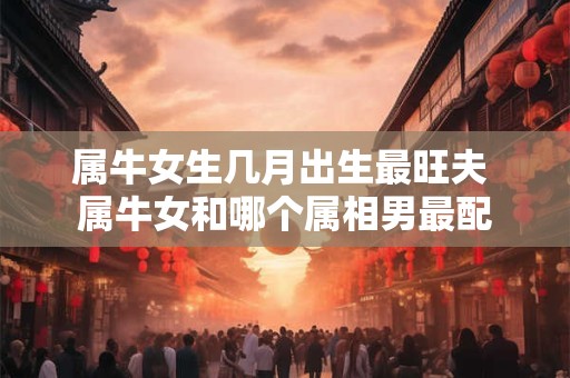 属牛女生几月出生最旺夫 属牛女和哪个属相男最配