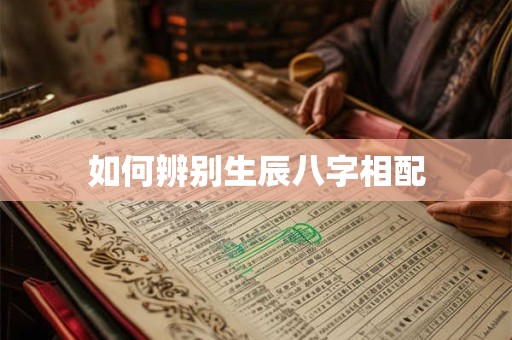 如何辨别生辰八字相配