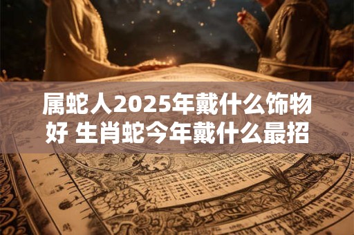 属蛇人2026年戴什么饰物好 生肖蛇今年戴什么最招财