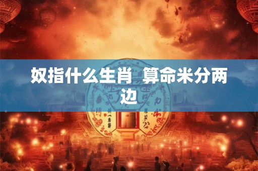 奴指什么生肖 算命米分两边 奴指什么生肖 算命米分两边