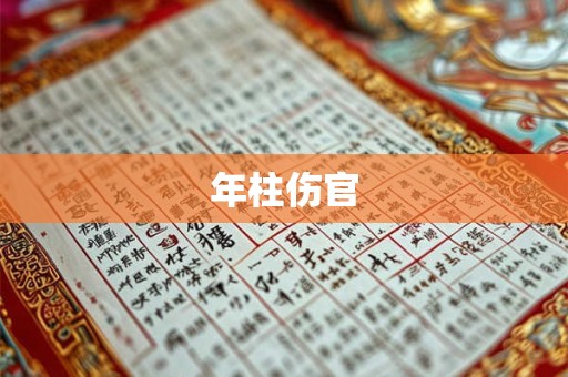 年柱伤官