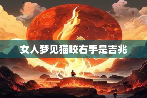 女人梦见猫咬右手是吉兆