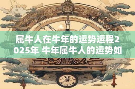 属牛人在牛年的运势运程2025年 牛年属牛人的运势如何