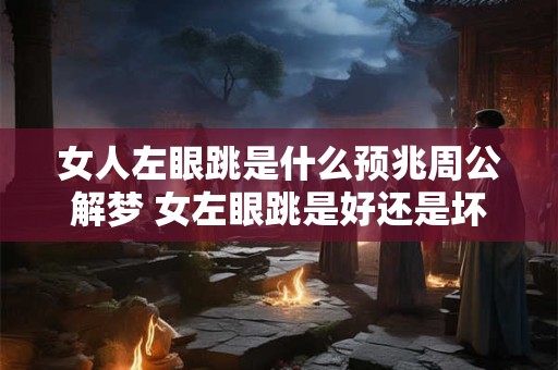 女人左眼跳是什么预兆周公解梦 女左眼跳是好还是坏
