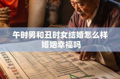午时男和丑时女结婚怎么样 婚姻幸福吗