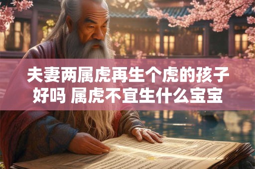 夫妻两属虎再生个虎的孩子好吗 属虎不宜生什么宝宝