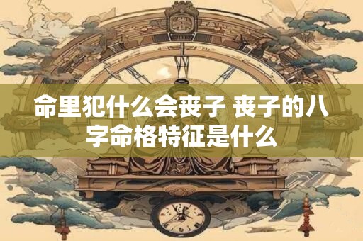 命里犯什么会丧子 丧子的八字命格特征是什么