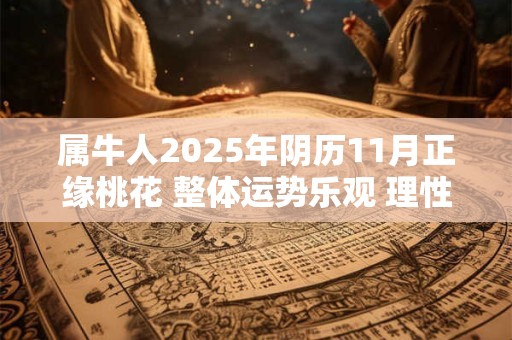 属牛人2025年阴历11月正缘桃花 整体运势乐观 理性理财
