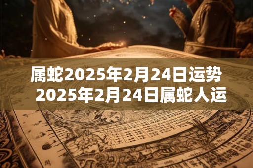 属蛇2025年2月24日运势  2025年2月24日属蛇人运势详解