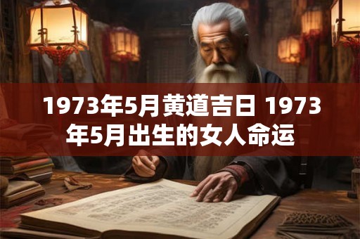 1973年5月黄道吉日 1973年5月出生的女人命运