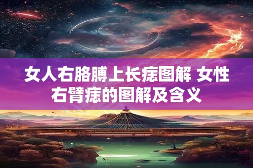 女人右胳膊上长痣图解 女性右臂痣的图解及含义