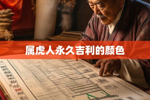 属虎人永久吉利的颜色