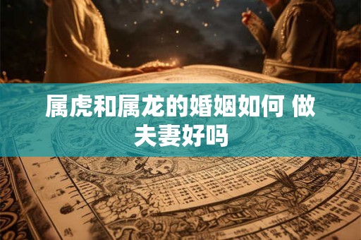 属虎和属龙的婚姻如何 做夫妻好吗