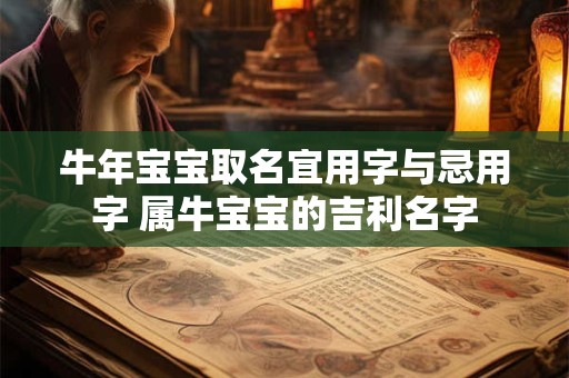 牛年宝宝取名宜用字与忌用字 属牛宝宝的吉利名字