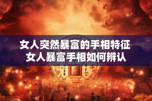 女人突然暴富的手相特征 女人暴富手相如何辨认