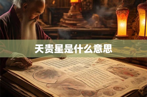 天贵星是什么意思