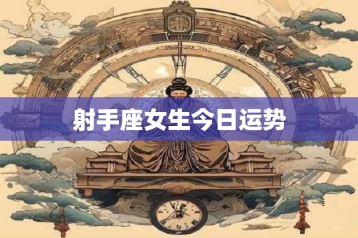 射手座女生今日运势
