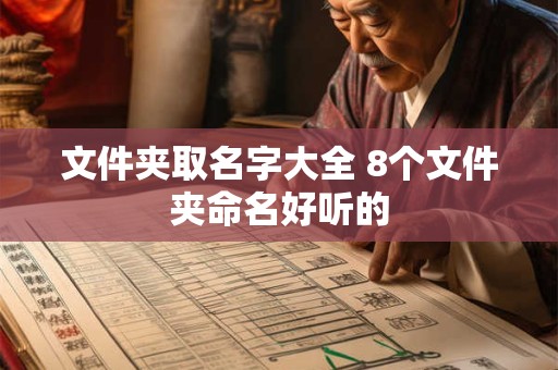 文件夹取名字大全 8个文件夹命名好听的 文件夹取名字大全 8个文件夹命名好听的