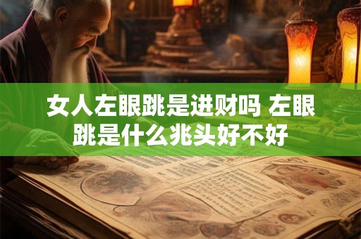 女人左眼跳是进财吗 左眼跳是什么兆头好不好 女人左眼跳是进财吗 左眼跳是什么兆头好不好