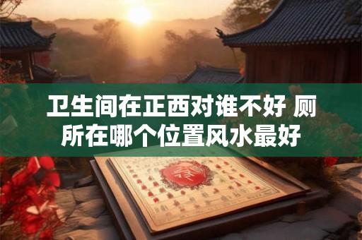 卫生间在正西对谁不好 厕所在哪个位置风水最好