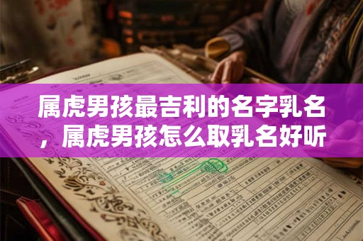 属虎男孩最吉利的名字乳名，属虎男孩怎么取乳名好听？