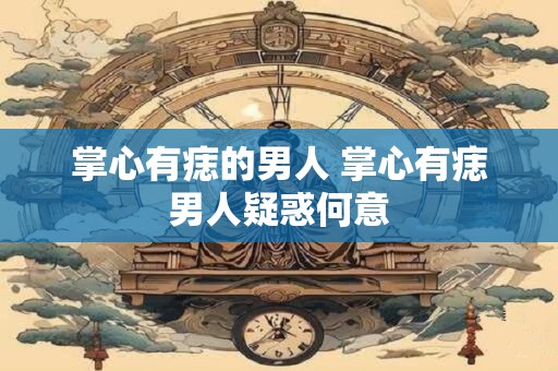 掌心有痣的男人 掌心有痣男人疑惑何意