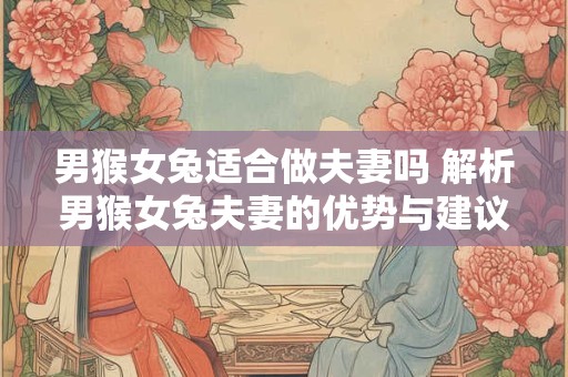 男猴女兔适合做夫妻吗 解析男猴女兔夫妻的优势与建议