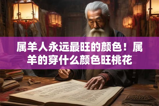 属羊人永远最旺的颜色!属羊的穿什么颜色旺桃花 属羊人永远最旺的颜色!属羊的穿什么颜色旺桃花