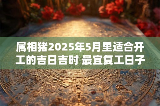 属相猪2025年5月里适合开工的吉日吉时 最宜复工日子