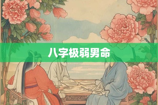 八字极弱男命