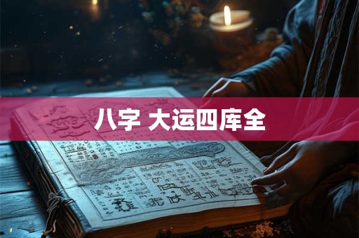 八字 大运四库全