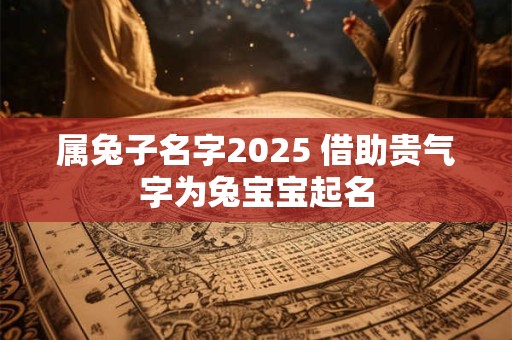 属兔子名字2025 借助贵气字为兔宝宝起名