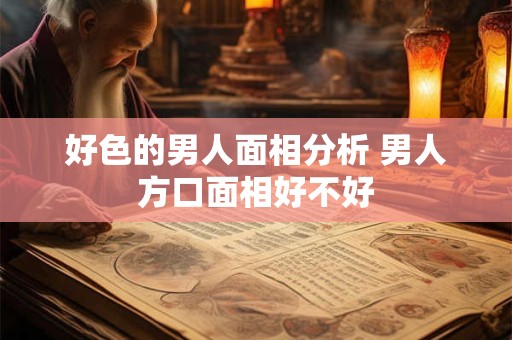 好色的男人面相分析 男人方口面相好不好