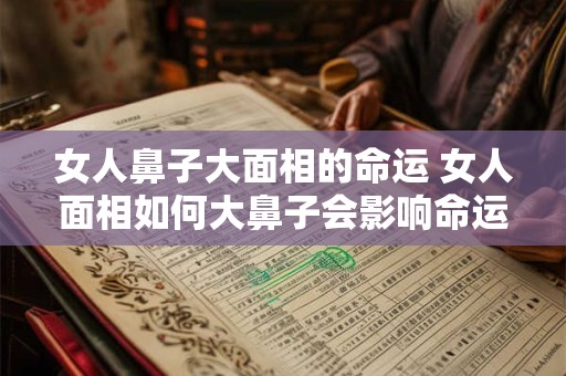女人鼻子大面相的命运 女人面相如何大鼻子会影响命运吗