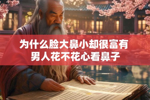为什么脸大鼻小却很富有 男人花不花心看鼻子