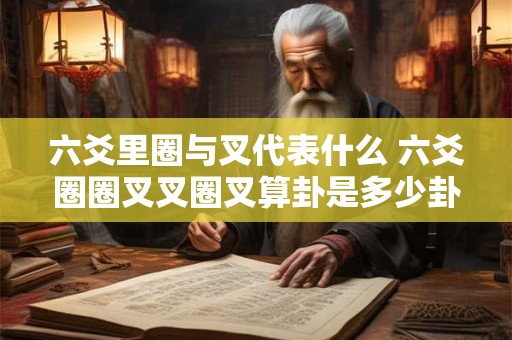 六爻里圈与叉代表什么 六爻圈圈叉叉圈叉算卦是多少卦 六爻里圈与叉代表什么 六爻圈圈叉叉圈叉算卦是多少卦