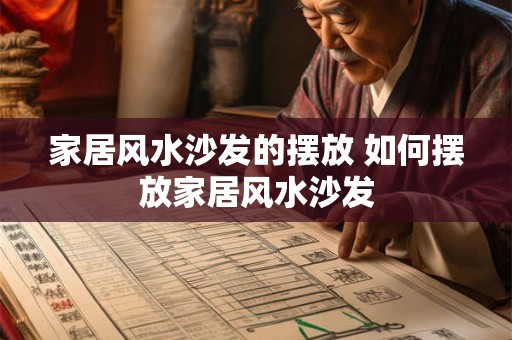 家居风水沙发的摆放 如何摆放家居风水沙发