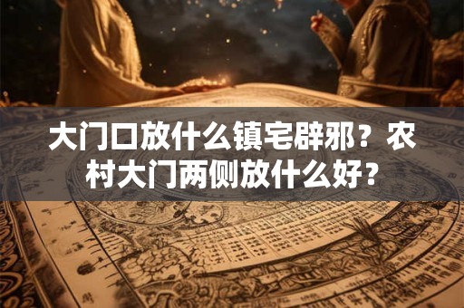 大门口放什么镇宅辟邪？农村大门两侧放什么好？