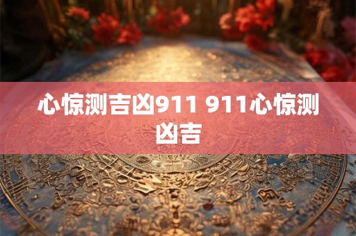 心惊测吉凶911 911心惊测凶吉