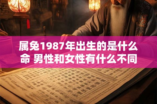 属兔1987年出生的是什么命 男性和女性有什么不同