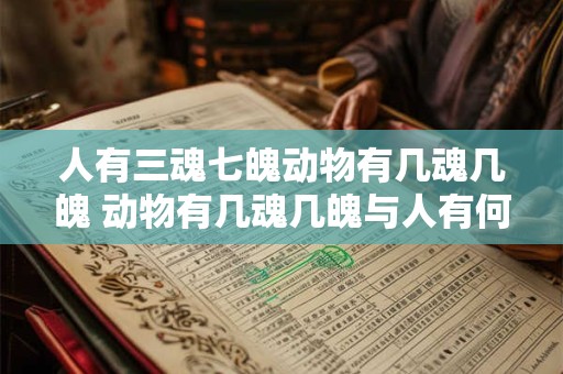 人有三魂七魄动物有几魂几魄 动物有几魂几魄与人有何区别