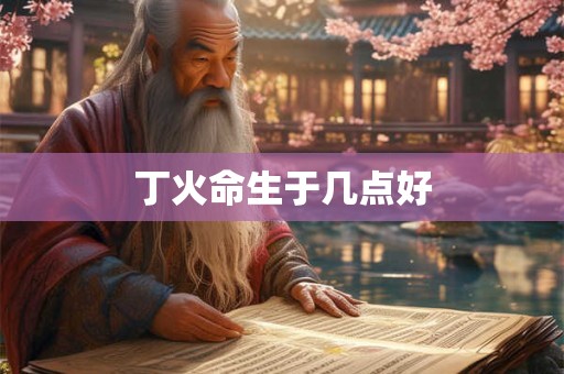 丁火命生于几点好 丁火命生于几点好