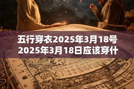 五行穿衣2025年3月18号 2025年3月18日应该穿什么衣服